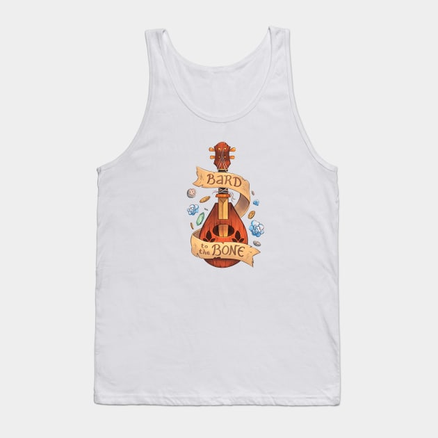 Bard to the Bone Tank Top by johannamation